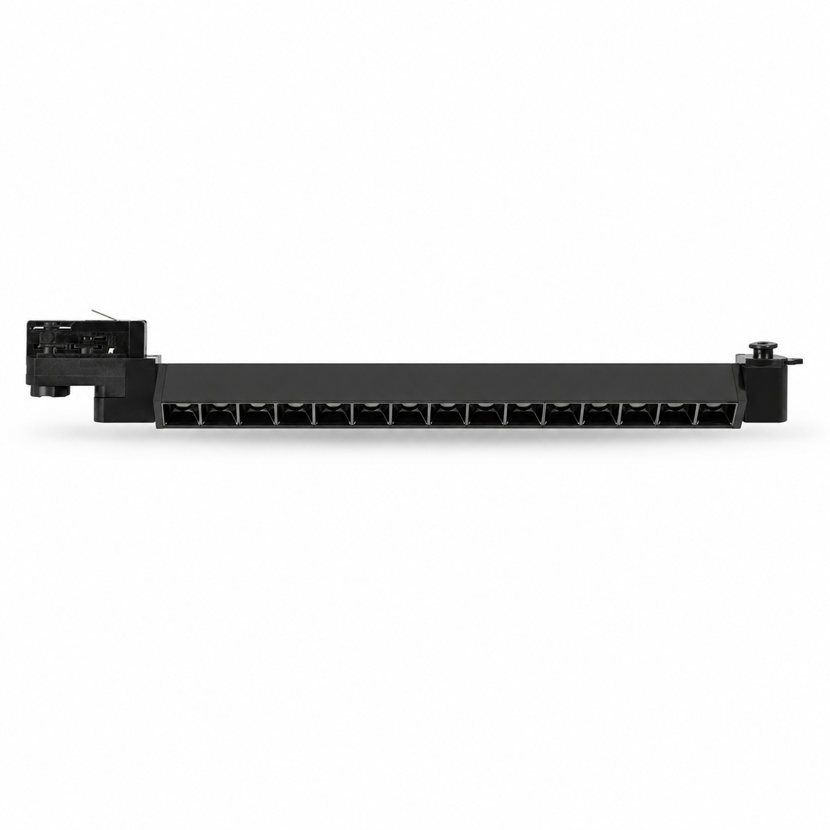 Foco lineal LED de carril trifásico negro 15W LedsCome 20088