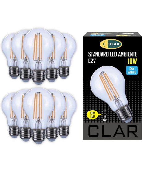 Bombilla LED E27 Filamento 10W A60