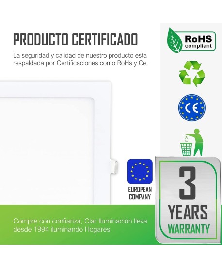 Downlight LED Empotrable 20W