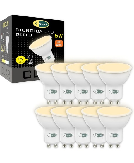 Bombillas LED GU10, Dicroica 6W