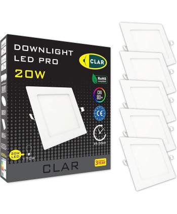 Downlight LED Empotrable 20W