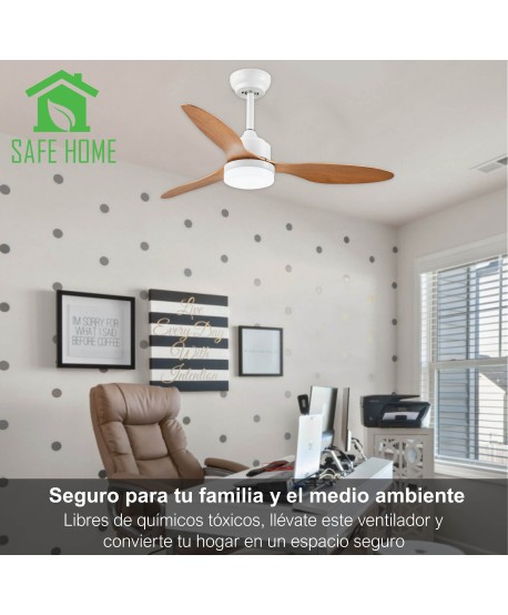 CLAR - Ventilador de Techo con Luz HELIX