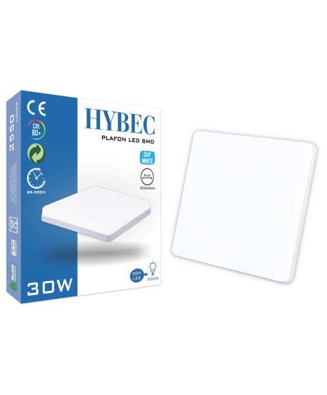 Plafón LED 30W 40W  Cuadrado Ø230 mm