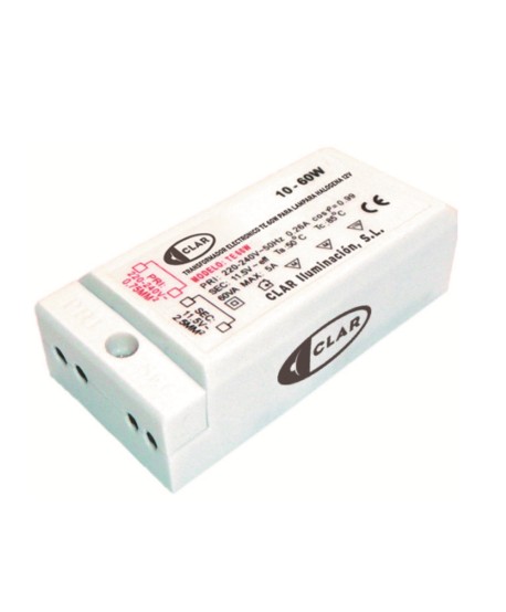 TRANSFORMADOR ELECTRONICO 60W 12V