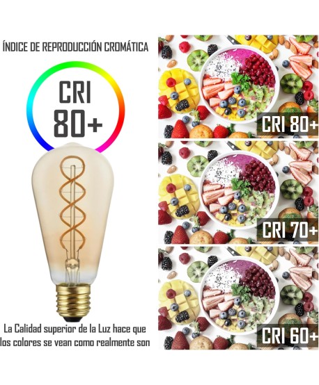 Bombilla Vintage REGULABLE 5W ST58