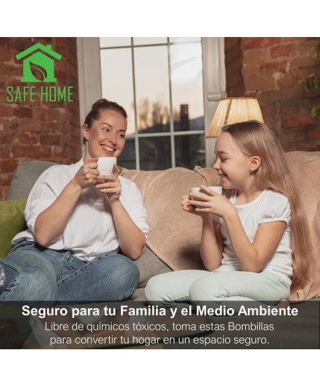 Bombilla LED Filamento E27 Ambar 6W G125