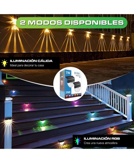 HYBEC - Luz Escalera Exterior Solar