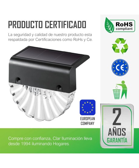 HYBEC - Luz Escalera Exterior Solar