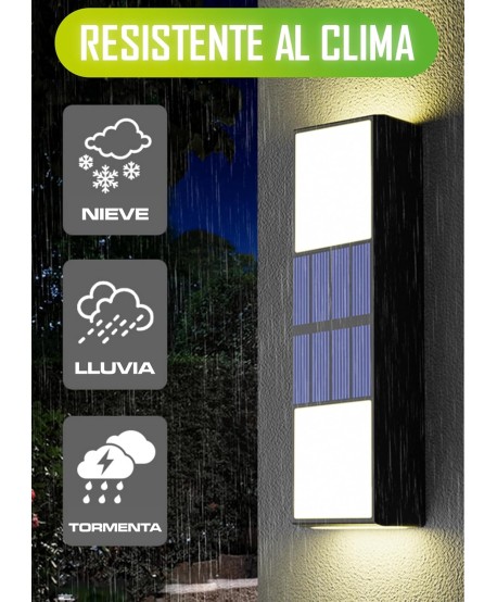 HYBEC - Aplique Solar Exterior Pared Boro