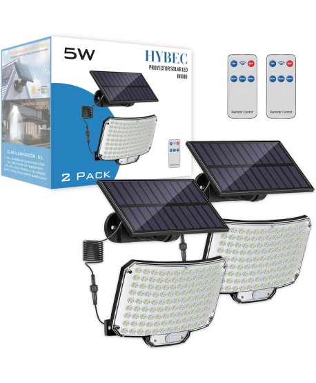 Focos LED Exterior Solar 500lm