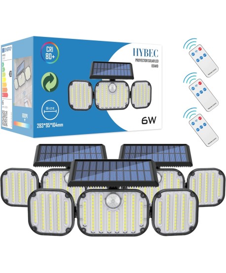Focos LED Exterior Solar 1000lm