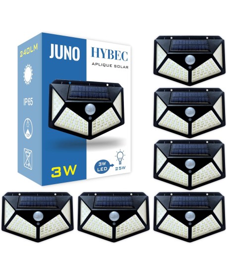 HYBEC - Aplique Solar Exterior 240lm