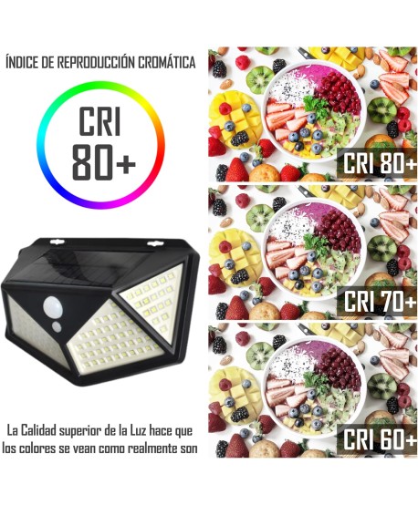 HYBEC - Aplique Solar Exterior 240lm