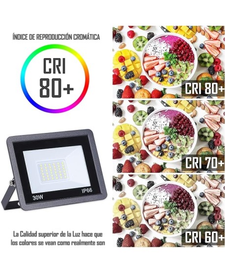 Focos LED Exterior, Foco LED 30W IP66