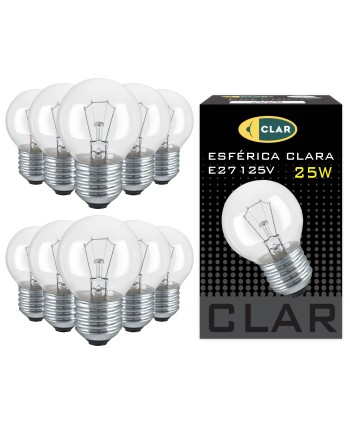 ESFERICA E27 CL 25W 125V