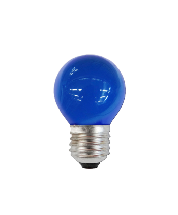 ESFERICA LED E27 1W 230V AZUL