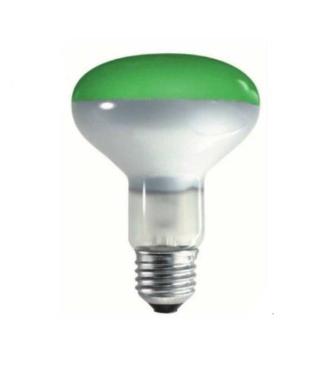 CLAR-  REFLECTORA R80 VERDE E27 230V