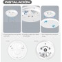 CLAR - Lámparas De Techo Salón, Plafón Led Techo Cocina, Lampara Techo Dormitorio Matrimonio, 24W
