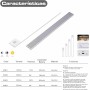 CLAR - Luces Para Armarios Interiores, Luz LED Magnética Con Sensor De Movimiento,40 Cm