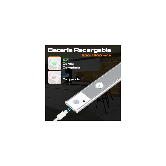 CLAR - Luces Para Armarios Interiores, Luz LED Magnética Con Sensor De Movimiento,30 Cm