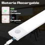 Luces Para Armarios Interiores, Luz LED Magnética Con Sensor De Movimiento,60 Cm