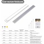 CLAR - Luces Para Armarios Interiores, Luz LED Magnética Con Sensor De Movimiento,60 Cm