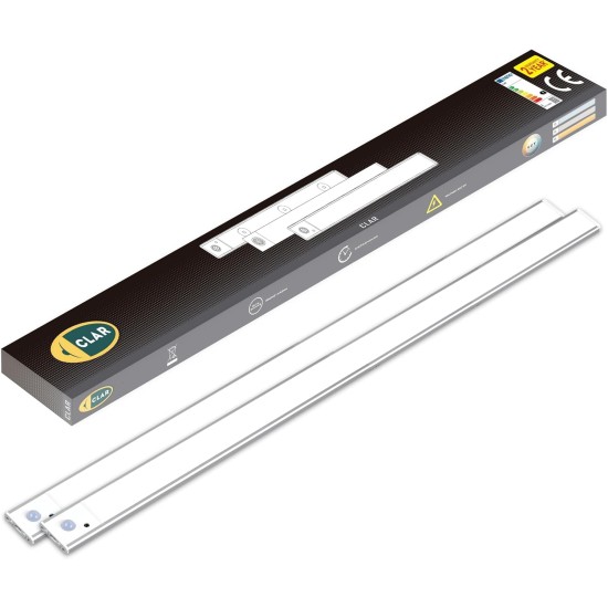 CLAR - Luz Armario Sensor Movimiento, Luces Para Armarios Interiores, Luz LED Magnética Con Sensor De Movimiento,80 Cm