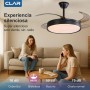 CLAR - Ventilador de Techo Regulable CCT (Negro)