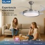 CLAR - Ventilador de Techo Regulable CCT (Níquel)
