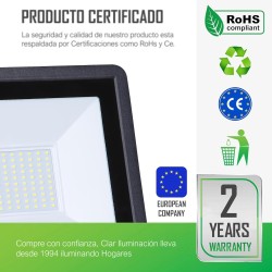 Foco LED para exterior de 100 W, focos LED para exterior