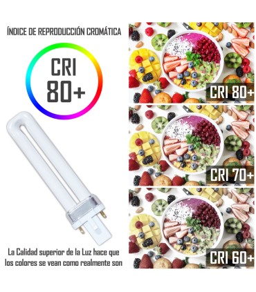 Bombilla Fluorescente Gemini S 7W 4000K G23 Luz Blanca Neutra