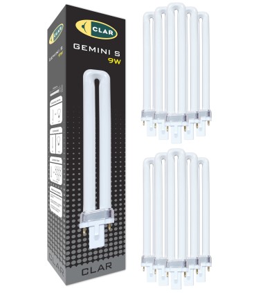 Bombilla Fluorescente Gemini S 9W 4000K G23 Luz Blanca Natural