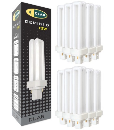 Bombilla Fluorescente Gemini D/E 13W G24d-2