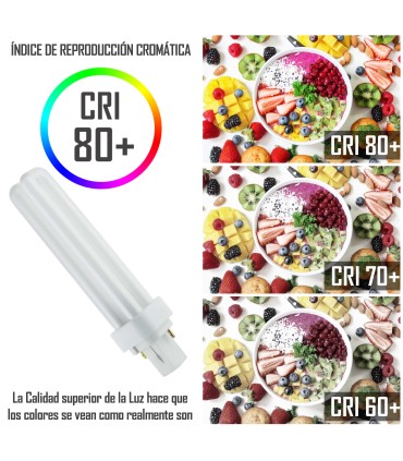 Bombilla Fluorescente Gemini D/E 18W G24d-2