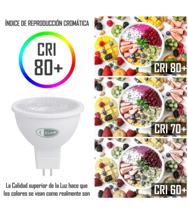 Bombilla LED GU5.3, MR16 LED, 3,5W