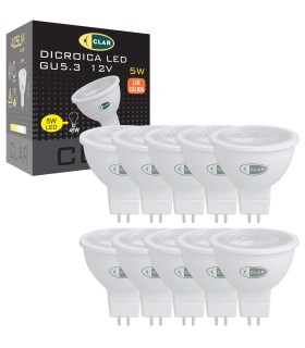 CLAR - Bombilla LED GU5.3, GU5.3 LED, MR16 LED, 5W