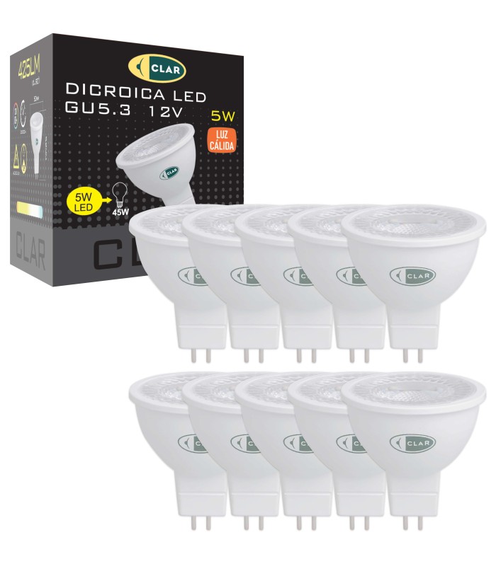 Bombilla LED GU5.3, GU5.3 LED, MR16 LED, 5W
