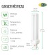 Bombilla Fluorescente Gemini D/E 26W G24d-3