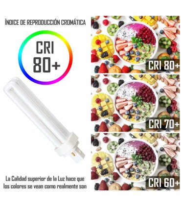 Bombilla Fluorescente Gemini D/E 26W G24d-3