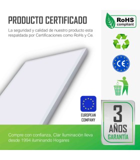 Panel LED Superficie 120x60 CCT