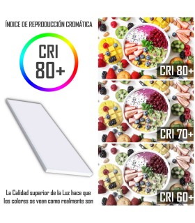 Panel LED Superficie 120x60 CCT