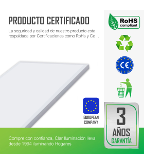 Panel LED Superficie 60x30 CCT