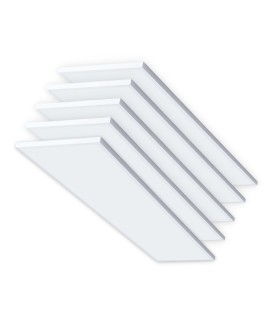 CLAR - Plafon LED Techo, Plafones Para Techo LED, Panel LED 120x30, Candeeiro Teto Cozinha, Candeeiro De Teto, Lampara Cocina