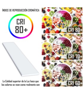 CLAR - Plafon LED Techo, Plafones Para Techo LED, Panel LED 120x30, Candeeiro Teto Cozinha, Candeeiro De Teto, Lampara Cocina