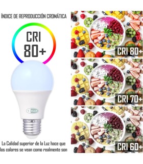 Bombilla LED E27 Sensor Crepuscular 10W