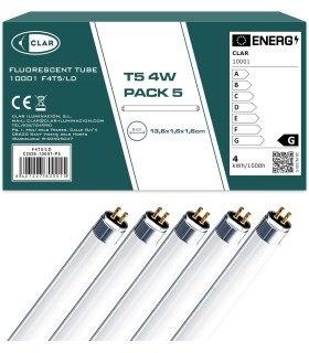 Tubo Fluorescente T5 4W Miniatura