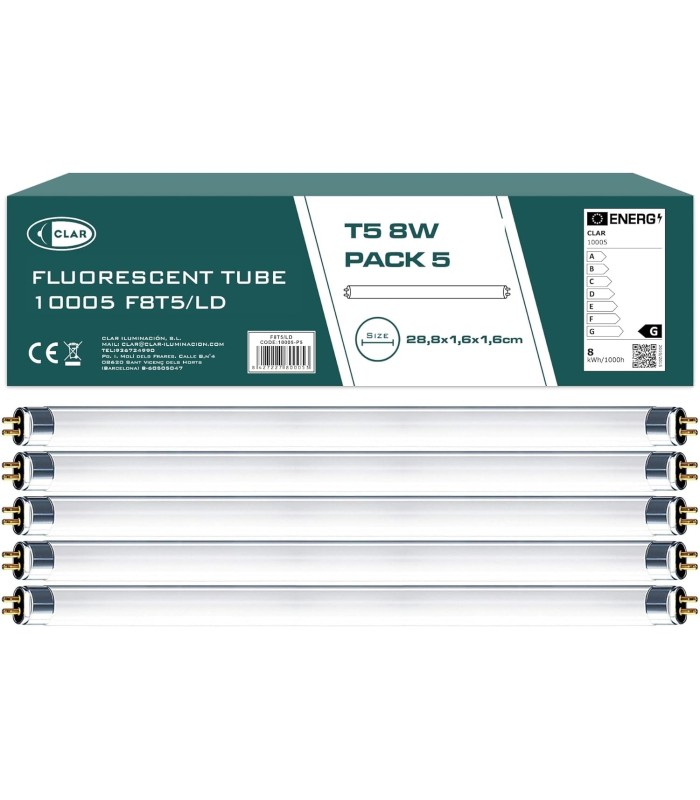 Tubo Fluorescente T5 8W Miniatura
