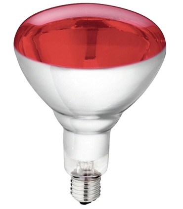 CLAR- INFRARROJOS 230V E27 ROJO 95x135