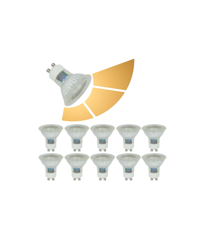 Bombilla GU10 6W Regulable.