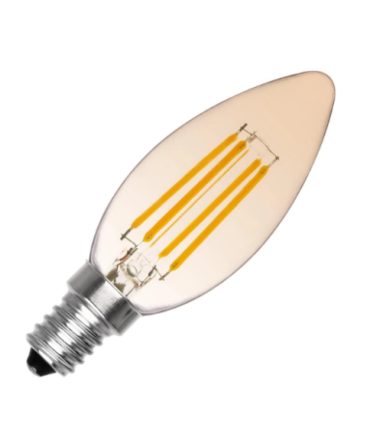 VELA LED E14 FILAMENTO 4W